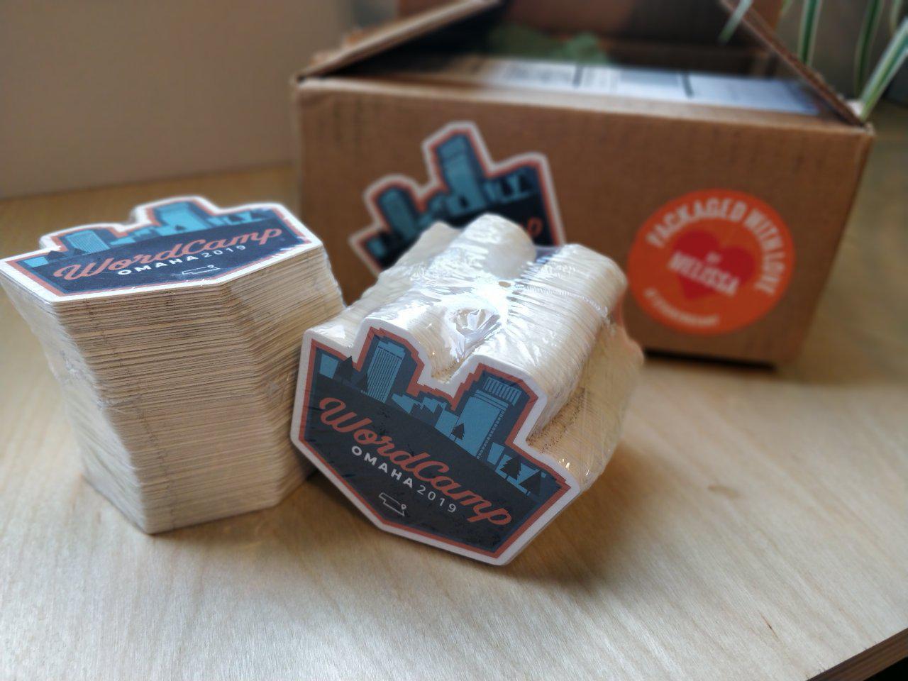 Stickers! WordCamp Omaha 2019
